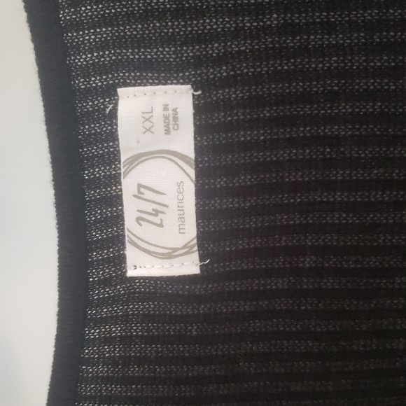 Maurices Tie front, low cut sweater - Picture 2 of 4